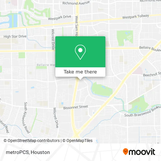 metroPCS map