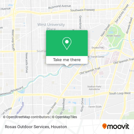 Rosas Outdoor Services map