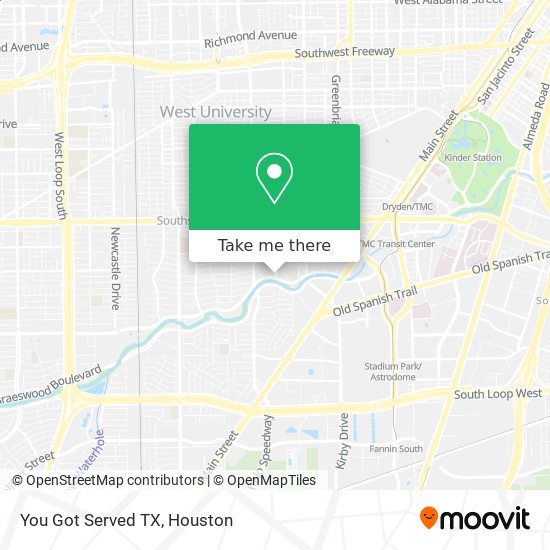 You Got Served TX map