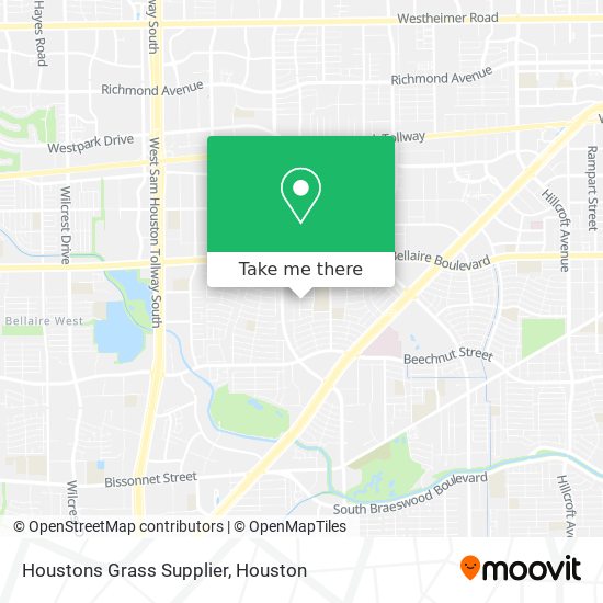 Houstons Grass Supplier map