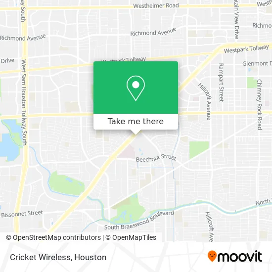 Cricket Wireless map