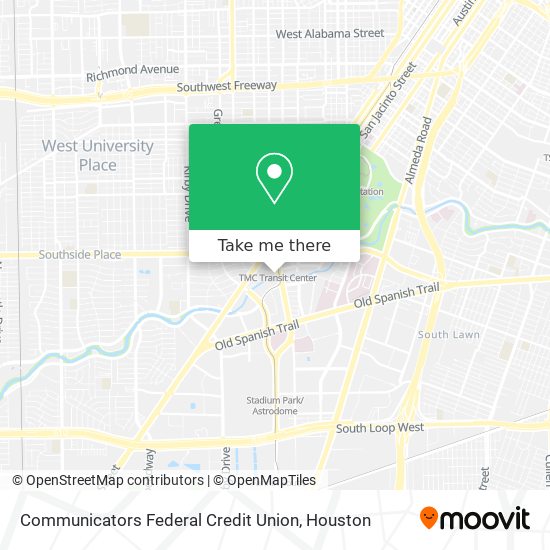 Communicators Federal Credit Union map