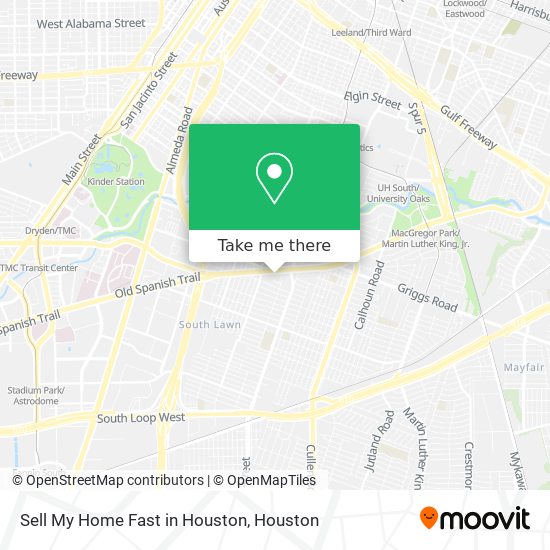 Sell My Home Fast in Houston map