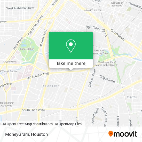 MoneyGram map