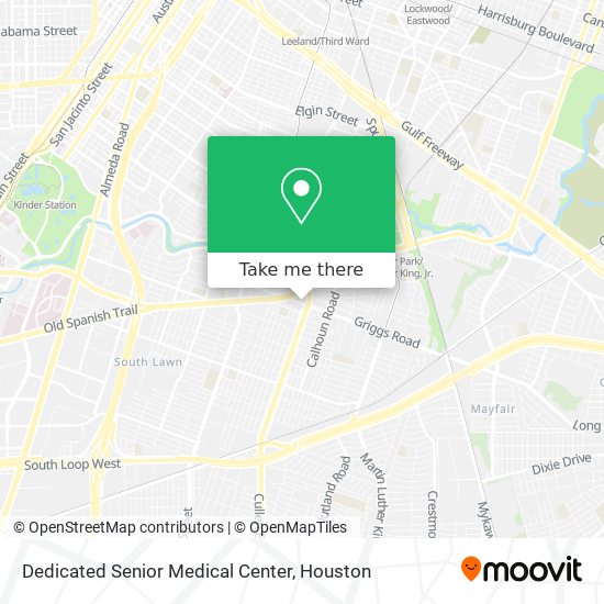 Mapa de Dedicated Senior Medical Center