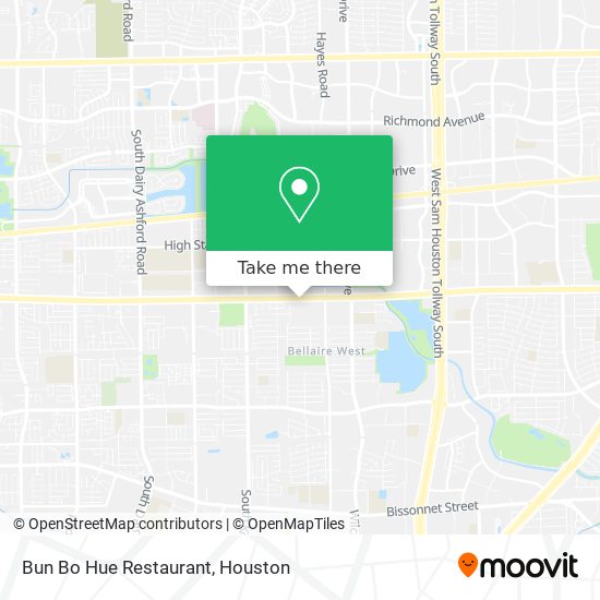 Bun Bo Hue Restaurant map