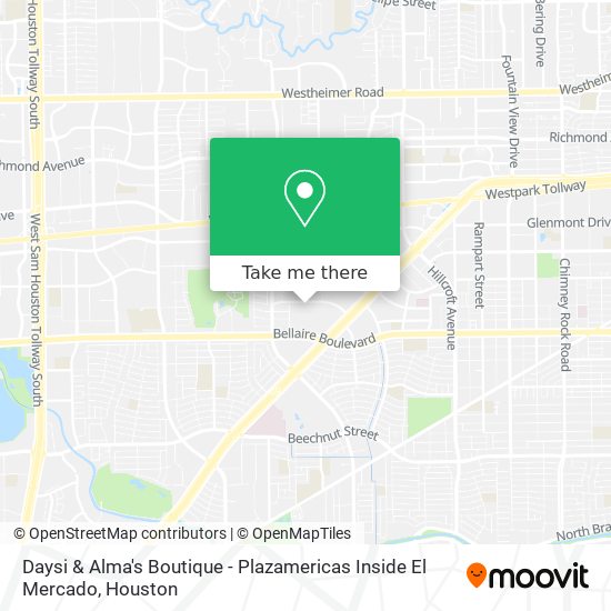 Mapa de Daysi & Alma's Boutique - Plazamericas Inside El Mercado