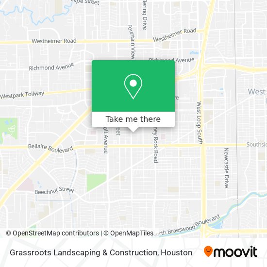 Grassroots Landscaping & Construction map