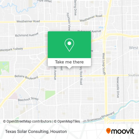 Texas Solar Consulting map