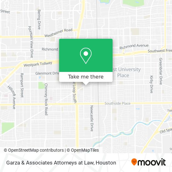 Garza & Associates Attorneys at Law map