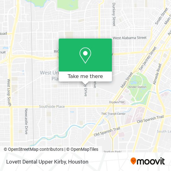 Mapa de Lovett Dental Upper Kirby
