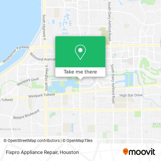 Fixpro Appliance Repair map