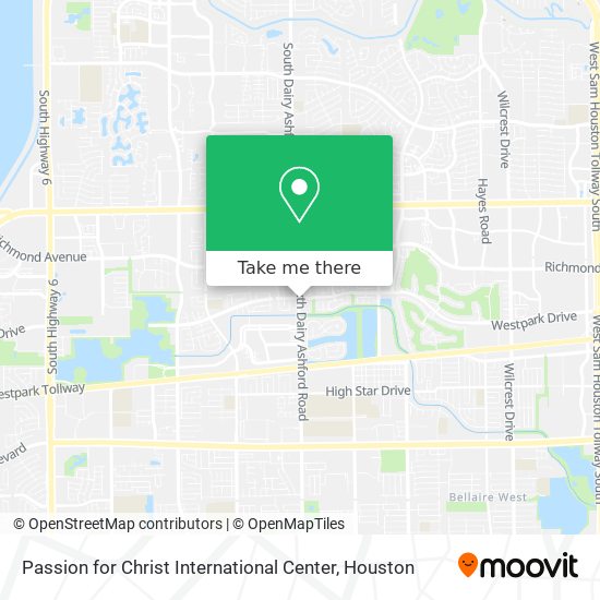 Passion for Christ International Center map