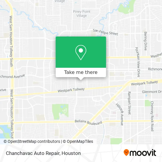 Chanchavac Auto Repair map