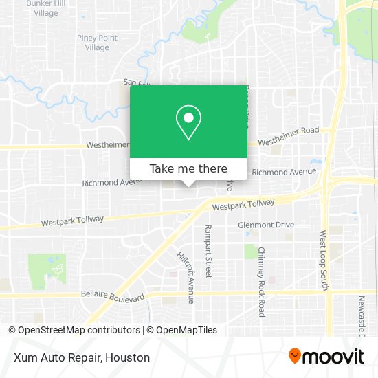 Xum Auto Repair map