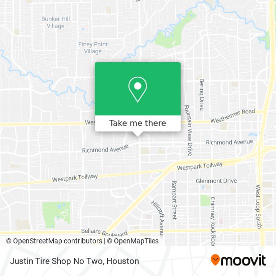 Justin Tire Shop No Two map