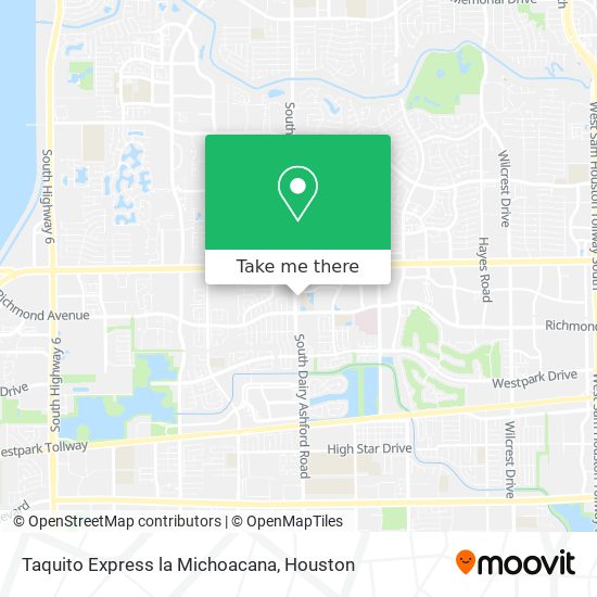 Taquito Express la Michoacana map