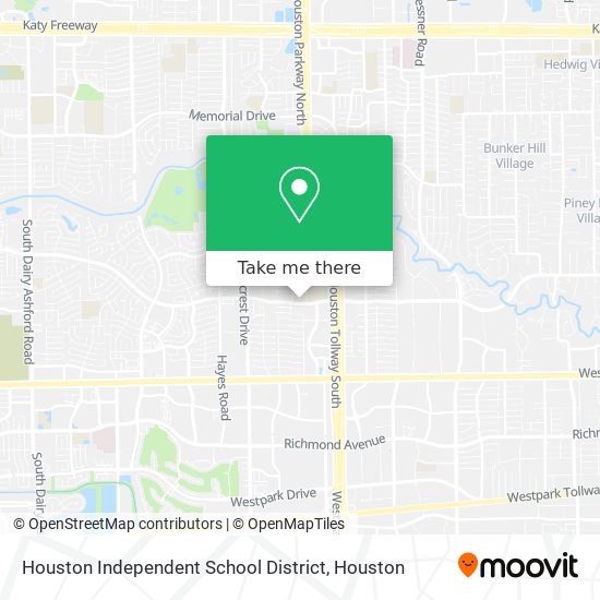 Mapa de Houston Independent School District