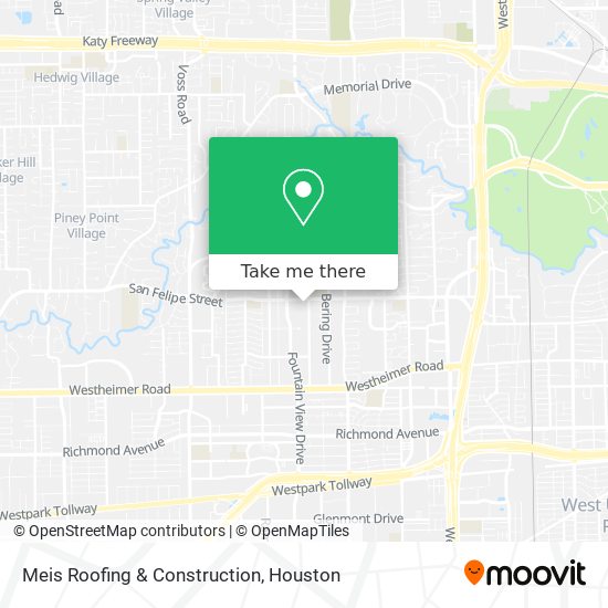 Meis Roofing & Construction map