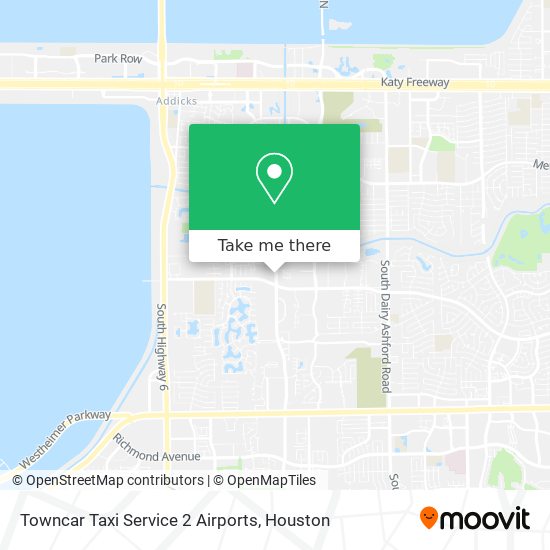 Mapa de Towncar Taxi Service 2 Airports
