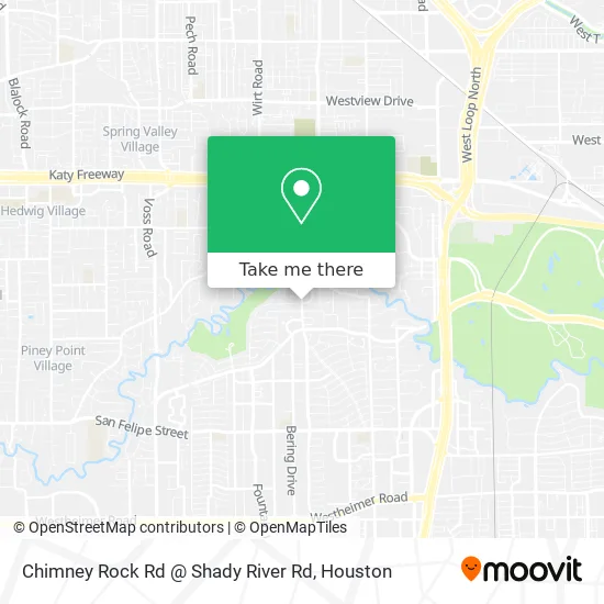 Mapa de Chimney Rock Rd @ Shady River Rd