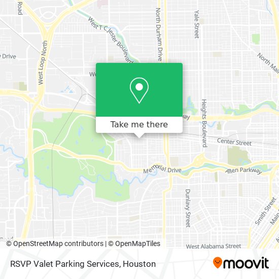 Mapa de RSVP Valet Parking Services