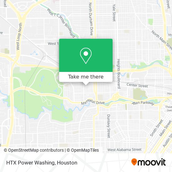 HTX Power Washing map