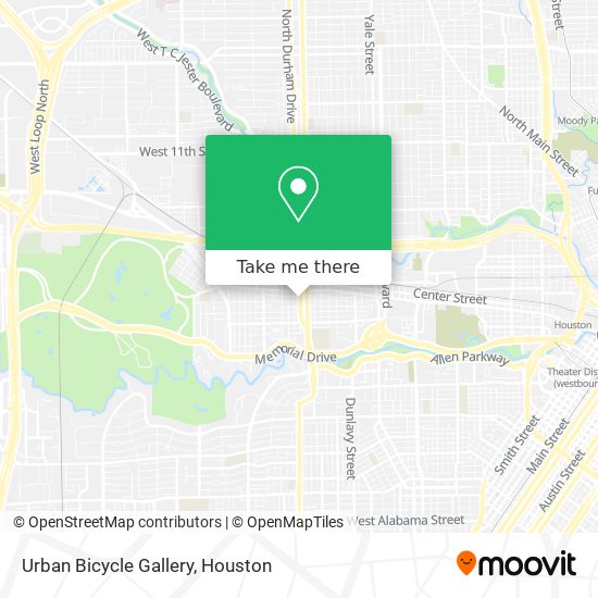Urban Bicycle Gallery map