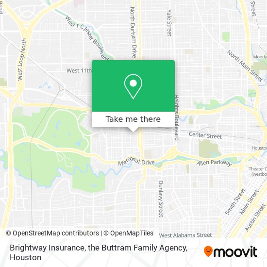 Brightway Insurance, the Buttram Family Agency map