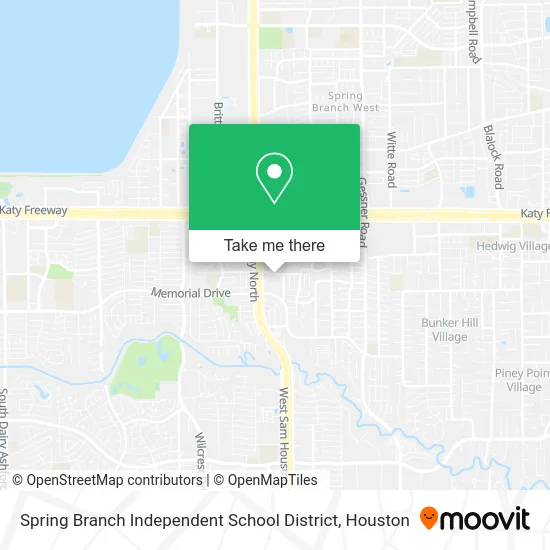 Spring Branch Independent School District map