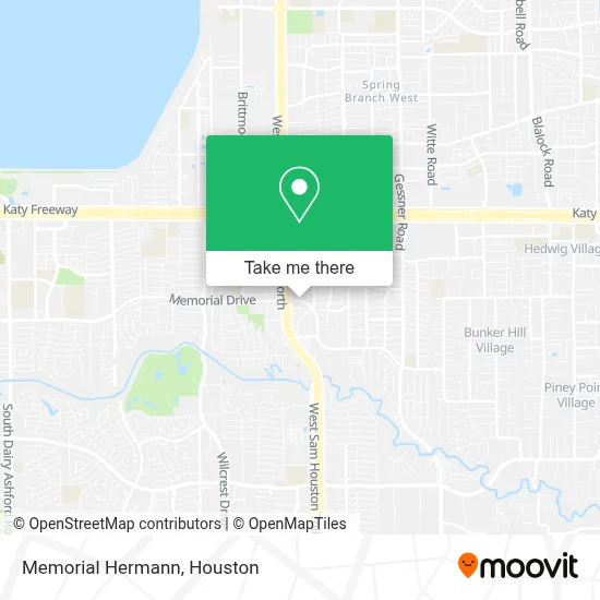 Memorial Hermann map