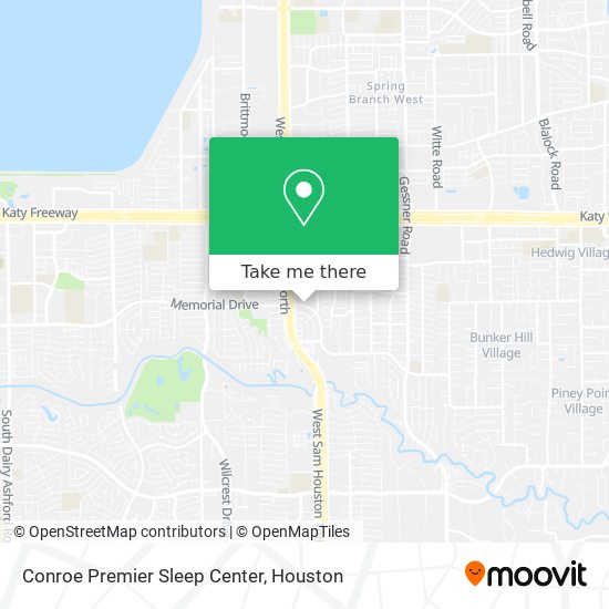 Conroe Premier Sleep Center map