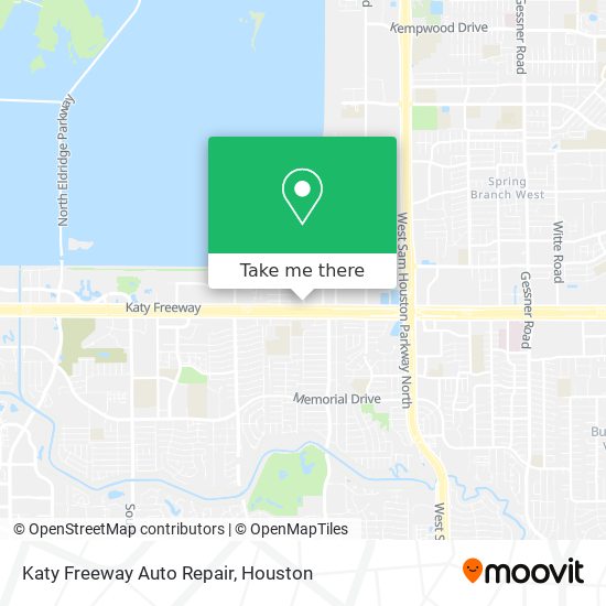 Mapa de Katy Freeway Auto Repair