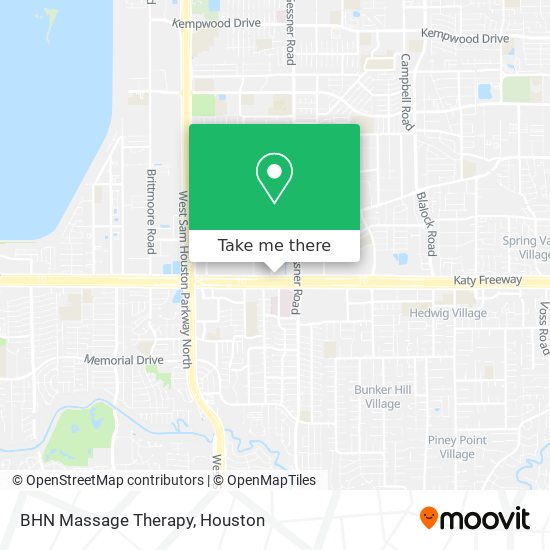BHN Massage Therapy map
