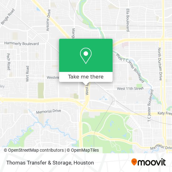 Mapa de Thomas Transfer & Storage