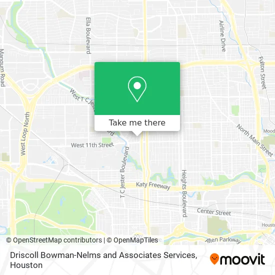 Driscoll Bowman-Nelms and Associates Services map