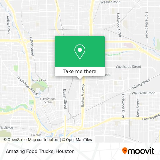 Mapa de Amazing Food Trucks