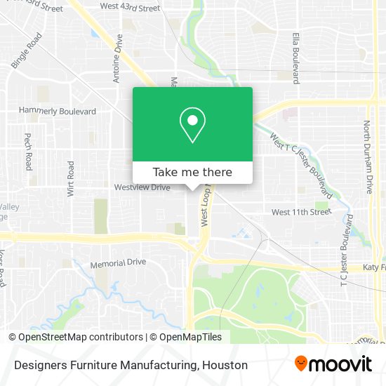 Designers Furniture Manufacturing map