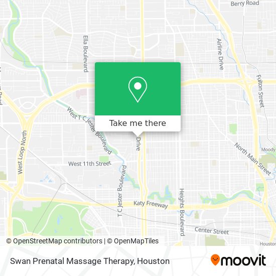 Swan Prenatal Massage Therapy map