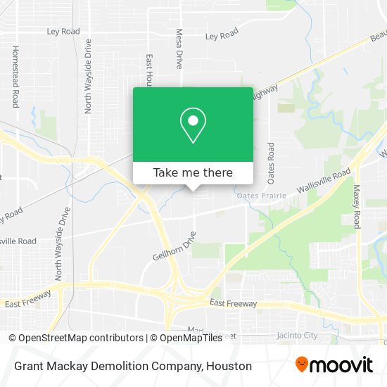 Grant Mackay Demolition Company map