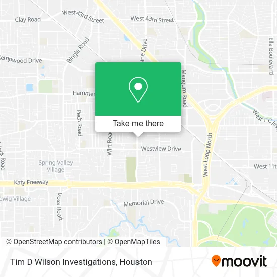 Tim D Wilson Investigations map