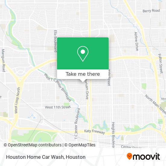 Mapa de Houston Home Car Wash