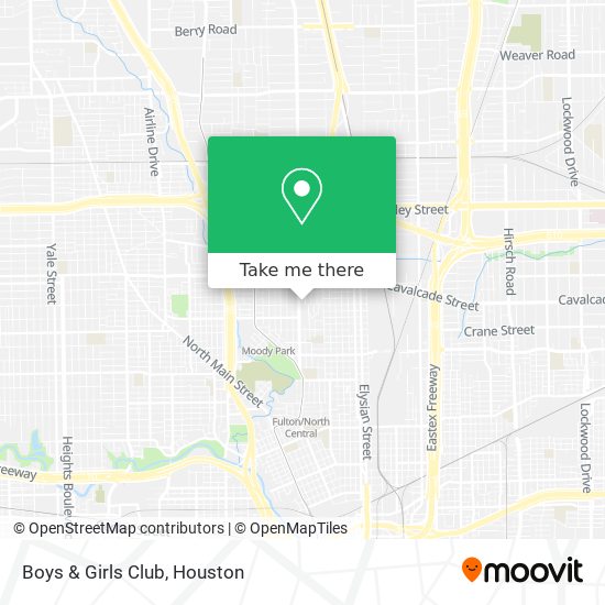 Boys & Girls Club map