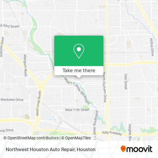 Mapa de Northwest Houston Auto Repair