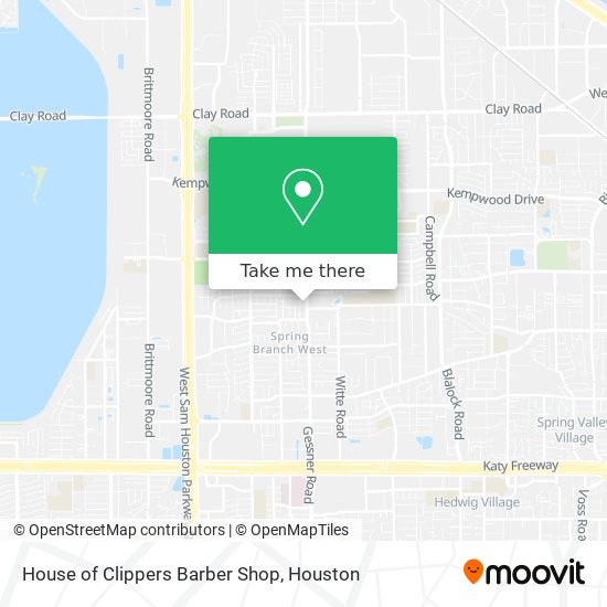 Mapa de House of Clippers Barber Shop