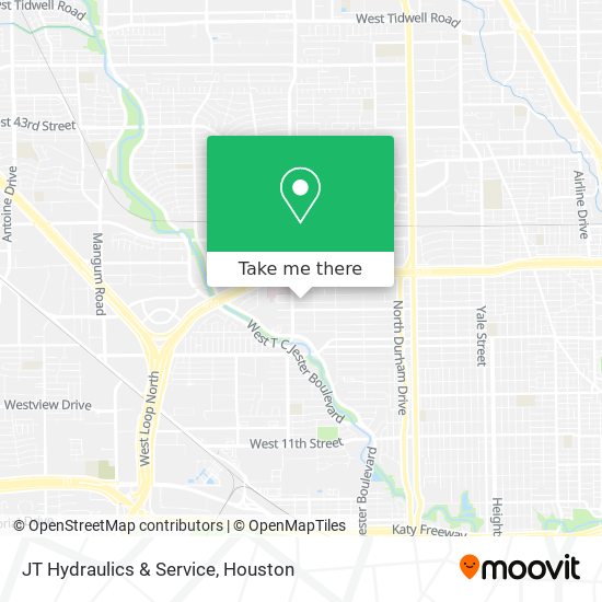 JT Hydraulics & Service map