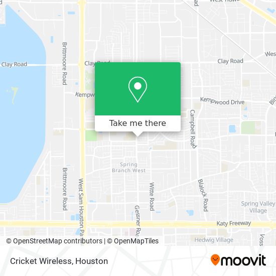 Cricket Wireless map