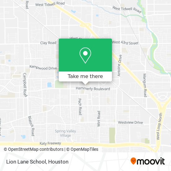 Lion Lane School map