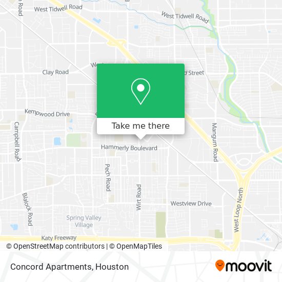 Concord Apartments map