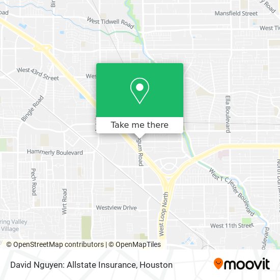 Mapa de David Nguyen: Allstate Insurance